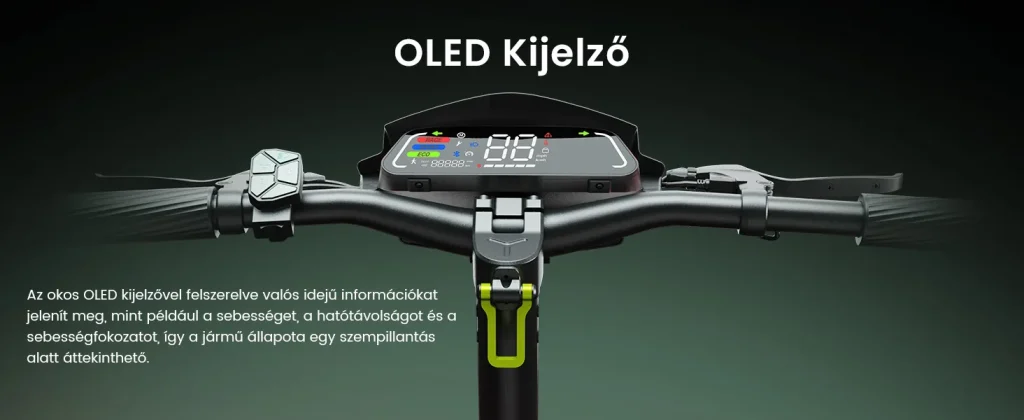 OLED kijelző – minden infó egy pillantásra