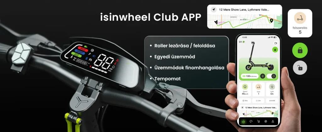 iSinwheel Club App – teljes irányítás kézben