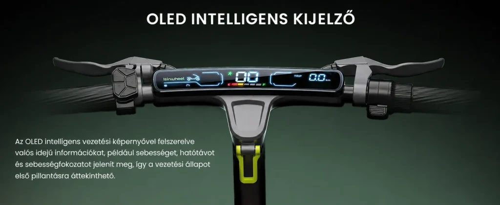 OLED kijelző – minden infó egy pillantásra