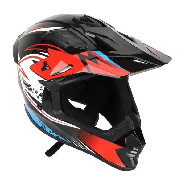 Cross bukósisak XL (59–60 cm) – piros/fehér/kék